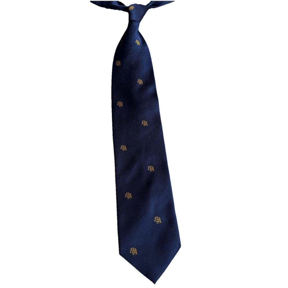 FFA Official Men's Navy Blue Logo Necktie Future Farmers Of America